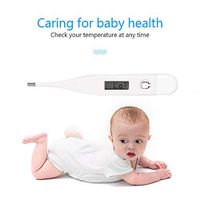 Baby Thermometer with Fever Alarm, Accurate and Fast Readings, Waterproof Oral Armpit and Rectal Thermometer for Kids Infants and Adults