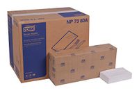 Tork Advanced NP7380A Extra Soft Dinner Napkin, 1/8 Fold, Rose/Key Embossed, 3-Ply, 17" Width x 16.125" Length, White (Case of 6 Packs, 290 per Pack, 1,740 Napkins)
