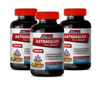 Anxiety and Stress Relief Supplements - Astragalus Root Extract - Premium Dietary Supplement - Kidney Health Supplements - 3 Bottles 270 Capsules