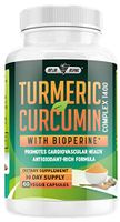 Turmeric Curcumin with Bioperine Supplement - Natural Anti-Inflammatory & Antioxidant Aid Non GMO Supplement for Men and Women
