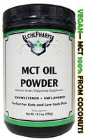 AP MCT Oil Powder sourced 100% from Coconut Oil High in C8 (caprylic Acid) and C10 (capric Acid) Unflavored and Unsweetened 10.3 OZ