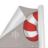 Gift Wrapping Paper Roll Christmas Hat Cat Gift for Birthday,Holiday,Wedding,Baby Shower Gift Wrap - 3Rolls - 58inch x 23inch Per Roll