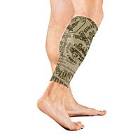 Anyangquji Grunge Military Badges Sports Calf Compression Sleeve Strong Calf Support for Runners(1 Pair)
