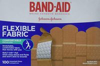 Band Aid Flexible Fabric Adhesive Bandages Assorted - 100ct, Pack of 2