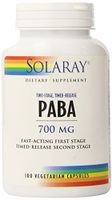 Solaray Paba TSTR Vitamin Capsules, 700 mg, 100 Count