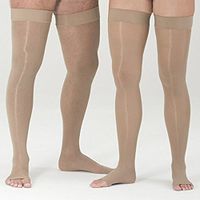 medi Assure, 30-40 mmHg, Thigh High Compression w/Silicone Top-Band, Open Toe
