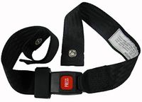 The Aftermarket Group Wheelchair Positioning Strap, Auto Style Push Button, 60" L, Black, TAG511150
