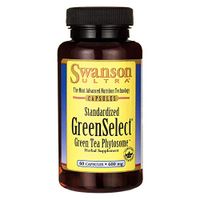 Swanson Greenselect Green Tea Phytosome 600 Milligrams 60 Capsules
