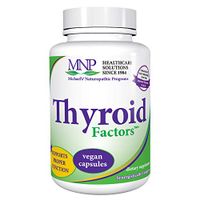 Michael's Naturopathic Programs Thyroid Factors - 90 Vegan Capsules - Thyroid Support Supplement, Promotes Production of Thyroxin & Triiodothyronine - Vegetarian, Kosher - 30 Servings