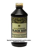 Pure Black Seed Oil (Nigella Sativa) - 8 oz - 100% Pure & Cold Pressed Black Seed - Non-GMO and Vegan - Raw & Unfiltered -100% Hexane Free, Halal Certified - Special Food Grade Plastic Bottle
