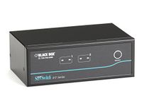 Black Box 2-Port DT Series Desktop KVM Switch Dual-Head DVI-D USB