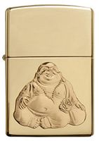 Zippo Personalized Message Engraved on Backside Customized Buddha Windproof Lighter (Buddha5)