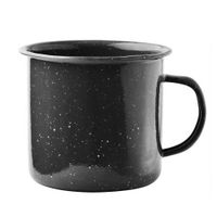 Asobu Happy Trails Classic Country Camper Coffee and Tea Mug (Black Four Pack)