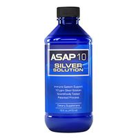 American Biotech Labs - ASAP 10 Silver Solution - Immune System Support, 10 ppm Silver Solution Dietary Supplement - 16 fl. oz.