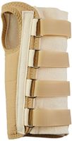 Rolyan Long Length Enlarged Thumb Hole D-Ring Wrist Braces, Right, Large, Fixed Position Stabilizer Brace with Secure Closure for Immobilization, Recovery Treatment for Arthritis, Tendonitis