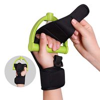 Ewinodon Finger Splint Brace Ability,Finger Anti-Spasticity Rehabilitation Auxiliary Training Gloves for Stroke Hemiplegia Patient and Athlete Finger