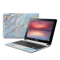 Atlantic Marble Protector Skin Sticker Compatible with Asus Flip Chromebook - Ultra Thin Protective Vinyl Decal Wrap Cover