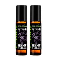 7,500mg Hemp Infused Lavender Roll-On - 100% Pure, Pre-Diluted Hemp Infused Lavender Roll-On - Therapeutic Grade with many Aromatherapy Benefits (2 Pack)