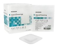 McKesson - Adhesive Dressing McKesson 4 X 4 Inch Polypropylene / Rayon Square White Sterile - 1/Each - McK