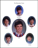 Elementary Years Photo Mat from Romar Photo