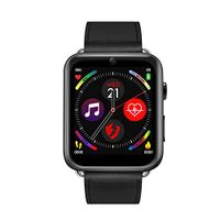 Straps for The LEMFO LEM10 Smart Watch Multi Colors Bands (Black Leather)