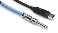 Hosa USQ TRACKLINK Guitar to USB Interface 1/4 Inch TS to USB Type A