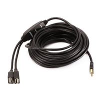 TruDx - 32ft 2 Port USB 2.0 A Male to A Female Active Extension / Repeater Cable