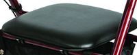 Medline MDS86800XWST ROLLATOR, Deluxe, Burgundy, 250 LBS, Curved (Case of 1)