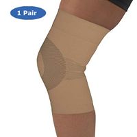 Kinship Comfort Brands Knee Compression Sleeve for Men & Women Knee Support for Running, Basketball, Weightlifting, Crossfit and working out. | 1 or 2 Pair Packs | Sizes S, M, L, XL.