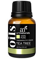 ArtNaturals 100% Pure Tea Tree Essential Oil - (.5 Fl Oz / 15ml) - Natural Premium Melaleuca Therapeutic Grade - Great with Soap and Shampoo, Face and Body Wash - Treatment for Acne, Lice