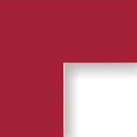 Craig Frames B459 12x12-Inch Mat, Single Opening for 5x5-Inch Image, Deep Red with Cream Core