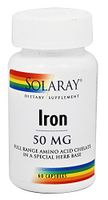 Iron 50mg Solaray 60 Caps