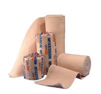 McKesson 16-1033-4 Medi-Pak Knit Elastic Bandage, Premium, Single Self-Closure, Honeycomb, Non-sterile, Stretched, 4" W x 5yd. L, 4" Width, 180" Length (Pack of 50)