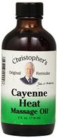 Dr Christopher's Formula Cayenne Heat Massage Oil, 4 Fluid Ounce