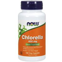 NOW Foods, CHLORELLA 400mg 100 VCAPS ( Multi-Pack)