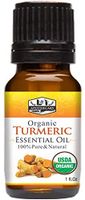 1 fl. Oz / 30 ml Organic Turmeric Essential Oil, USDA Certified Organic Turmeric Essential Oil, 100% Pure & Natural Essential Oil, Organic Curcuma Longal