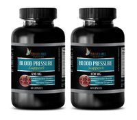 Blood Pressure Herbal Supplement - Blood Pressure Support 690MG - Cardiovascular Health - Olive Leaf Extract for Blood Pressure - 2 Bottles 120 Capsules