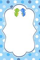 30 Blank Cards Invitations Thank You Cards Dragon Twin Boys Birthday Party Baby Shower + 30 White Envelopes