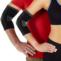 SocksLane Cotton Compression Elbow Sleeve, Men and Women Support Brace for Tennis, Golf, Joints and Tendons Pain Relief, Arthritis, Tendonitis, Bursitis, Inflammation, Injury Recovery. Single