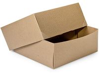Kraft Gift Boxes - 14" x 14" x 5" - 25 Count