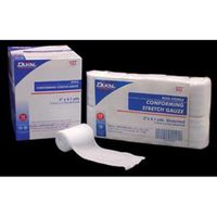 Dukal Conforming Stretch Gauze, Non-Sterile, 4" W x 4.1 yd. L (12 Bags of 8) (Pack of 96)