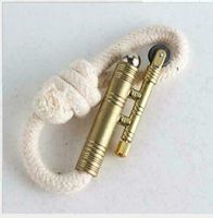 2019 Sailors Windproof Trench Sheppard's Lighter WWII Lighters Rope Gift Army Navy (Gold)