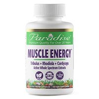Paradise Herbs Muscle Energy Vegetarian Capsules, 60 Count