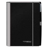 Accents Business Notebook, Legal Rule, 9 3/8 x 9 3/4, Silver Cover, 100 Sheets