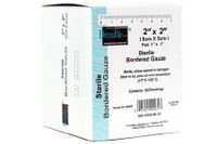 Sterile Bordered Gauze Dressing with Adhesive Border - 25 Count - 4"x10" - Individually Packaged - for Stage 2, 3 and 4 Wound Care - Latex Free