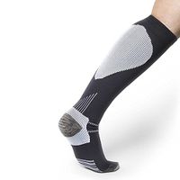 Thermoskin FXT Compression Calf Socks Pair, Black, X-Large, 4.1 Ounce