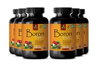 Testosterone Enhancement Advanced Formula - Memory Supplement for Brain - Boron Triple Dietary Supplement - Natural Boron Supplement - 6 Bottles 1200 Capsules