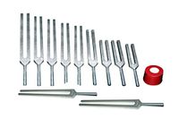 Radical Planetary Astrology Cosmic Solar 11 Healing Tuning Forks with activator and pouch
