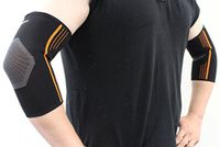 NeoAlly Elbow Compression Sleeve for Tendonitis Premium Arm Support Brace for Arthritis Elbow Pain Relief from Tennis Elbow Golf Elbow Lacrosse Elbow and Cricket Elbow