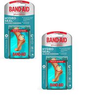 Band-Aid Brand Hydro Seal Blister Cushion Bandages, Waterproof Adhesive Pads, Medium, 5 ct (5 Count - Pack of 2)